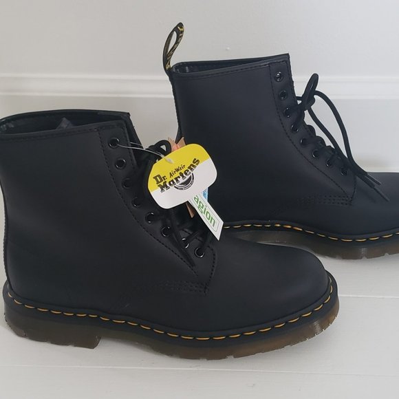 NEW Dr Doc Martens 1469 SR Black Safety Shoe Boots Men's US 11 Womens US 12 - Picture 3 of 8